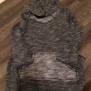 Distressed lightweight hoodie..